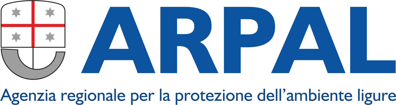 Soccorso Alluvionale e Fluviale Europa Il logo ARPAL presenta uno scudo accompagnato dalla scritta: